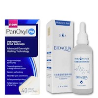 PACK PARCHES PARA EL ACNE PANOXYL Y SERUM DE ACIDO HIALURONICO BIOAQUA